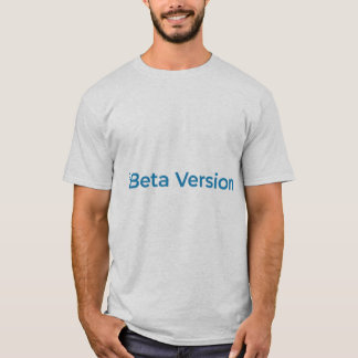 Beta-version – Tech Geek-typografi Design T Shirt