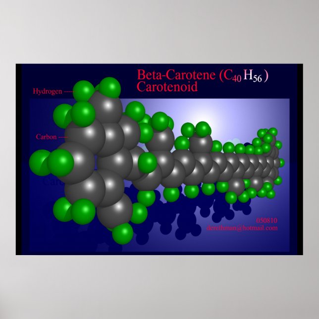 Betakaroten (tryckt) poster (Framsidan)