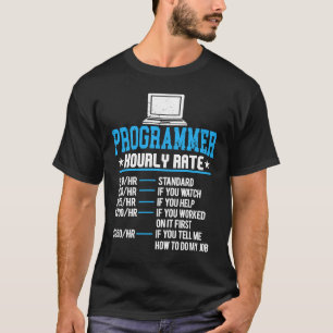 Betala datorexpertkodning varje timme t shirt