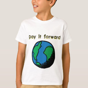 Betala det framåtriktat t-shirt