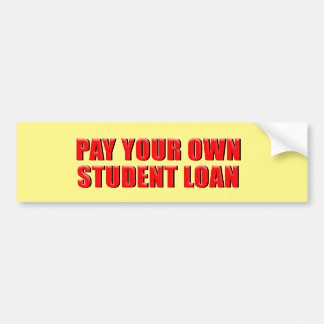 BETALA DIN EGEN STUDENT LOAN BILDEKAL (Framsidan)