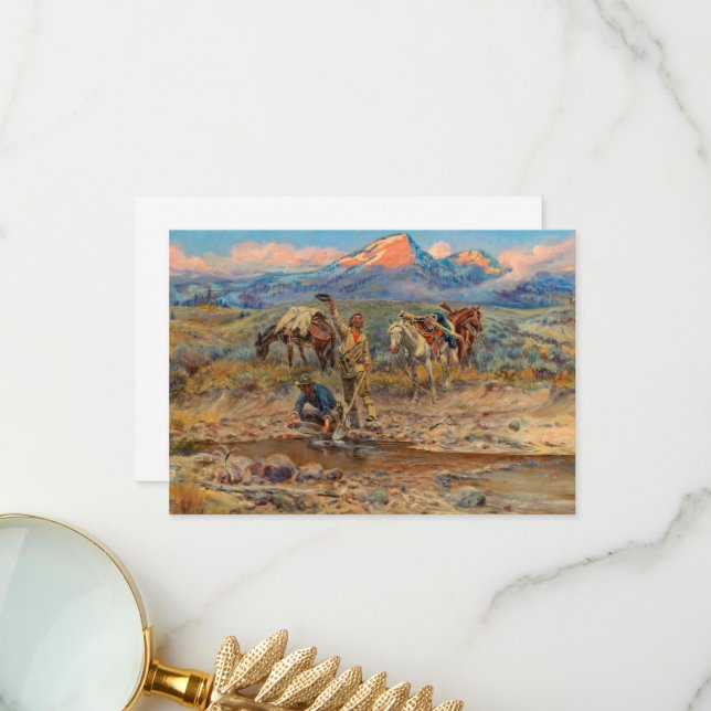 Betala Dirt, The Discovery Last Chance Gulch Tack Kort (Fram/Back In Situ)