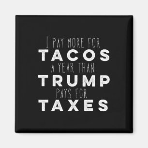 Betala mer för Tacos per år än vad som Betalas för Magnet