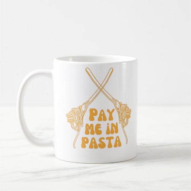 Betala mig i pasta kaffemugg (Vänster)
