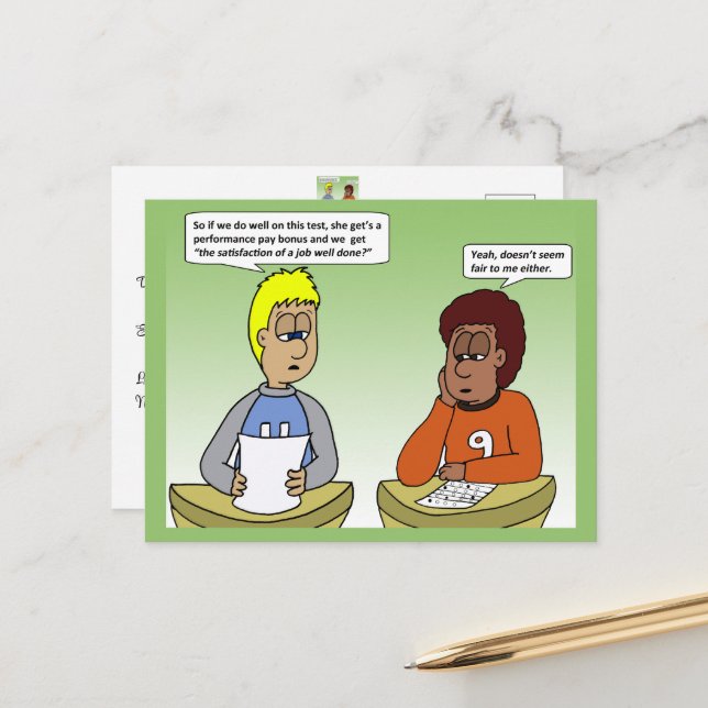 Betala vykort för prestanda (Fram/Back In Situ)