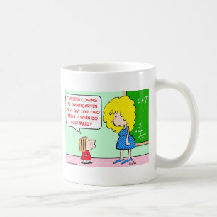 betalad dagislärare kaffemugg