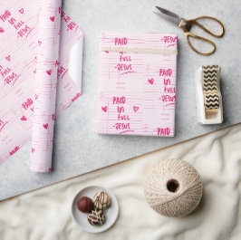 'Betalad i sin helhet - Jesus' Rosa Kvittot Kriste Presentpapper