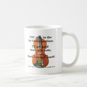Betalade mer per noterar kaffemugg