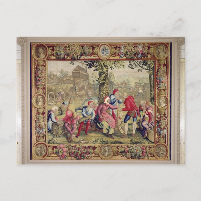 Betalande av Harvesters, Gobelins Workshop Vykort (Framsida)