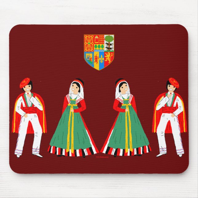 Betalar baskiska, vattenlevande, Frankrike Musmatta (Framsidan)