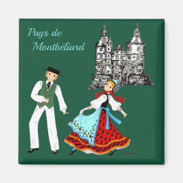 Betalar de Montbéliard, Comté, Frankrike Magnet