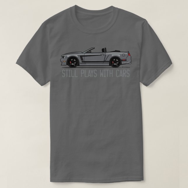 Betalar fortfarande med CarsSterling Grått T Shirt (Design framsida)