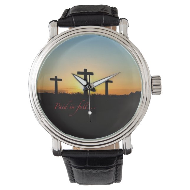 Betalat i fullt.. armbandsur (Framsida)