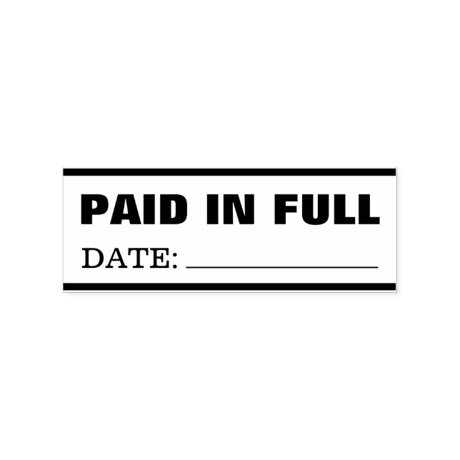 BETALAT I FULLT GUBBER FRIMÄRKE STÄMPEL (Tryck)