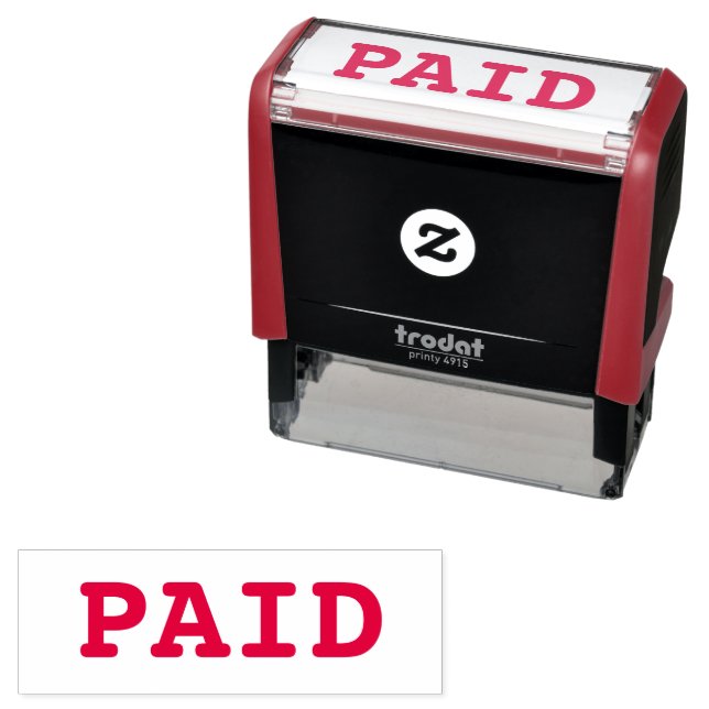 Betalat självfyllning i Frimärke Självfärgande Stämpel (In Situ)