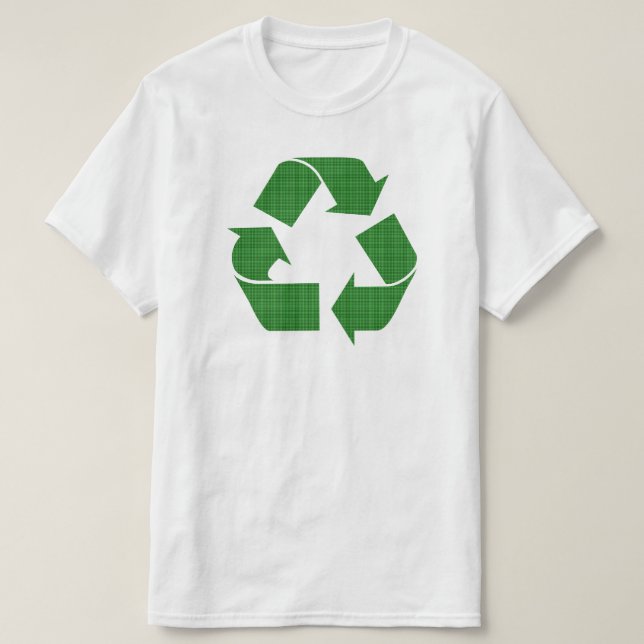 betald återvinna tee shirt (Design framsida)