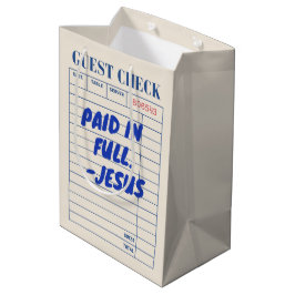 'Betald i sin helhet. - Jesus' Restaurangkvitto Be