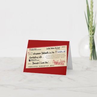 Betald i sin helhet sparad av den Jesus kontrollen Kort