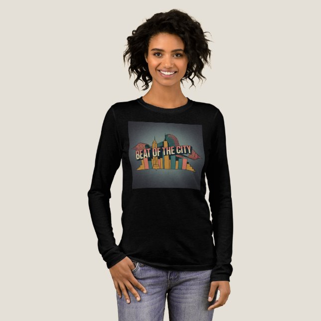 Betalongs rytm New York T Shirt (Hel framsida)