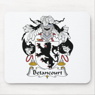 Betancourt familjvapensköld musmatta