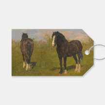 Betande hästar (av Rosa Bonheur)
