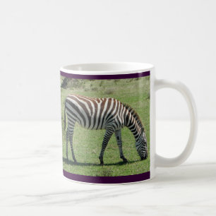 Betande sebra för betande sebra kaffemugg