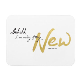 Betänk att jag skapar all ny sak-utskrift magnet