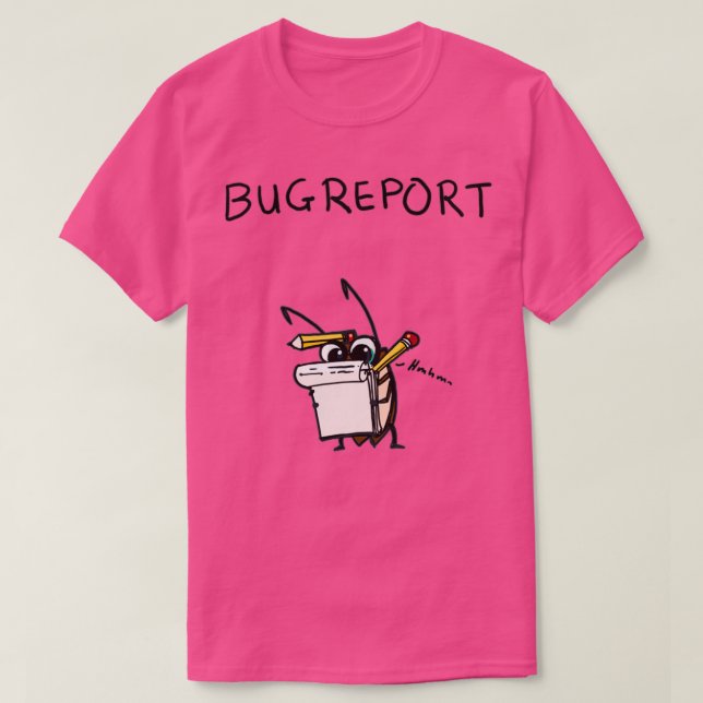 betänkande om kodare kryp t shirt (Design framsida)