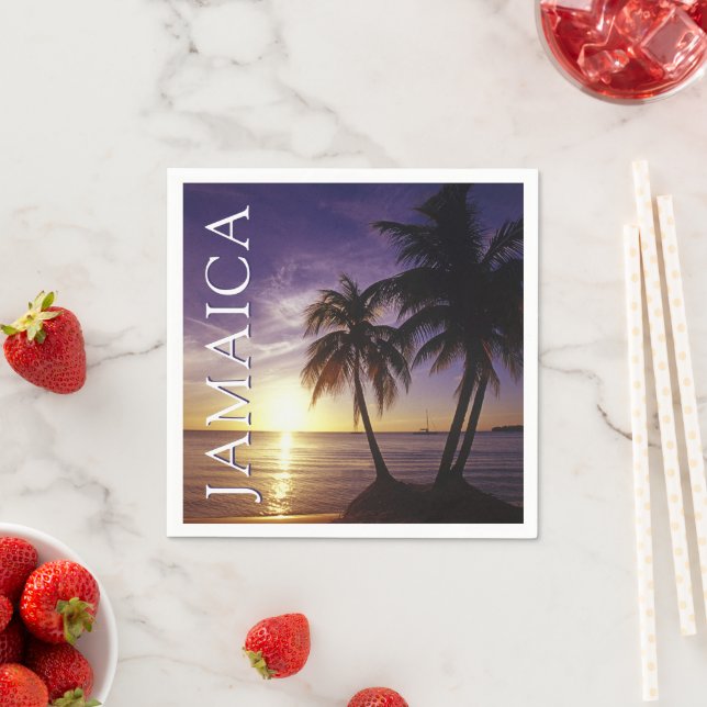 Betar vid Negril Jamaica Pappersservett (Insitu)