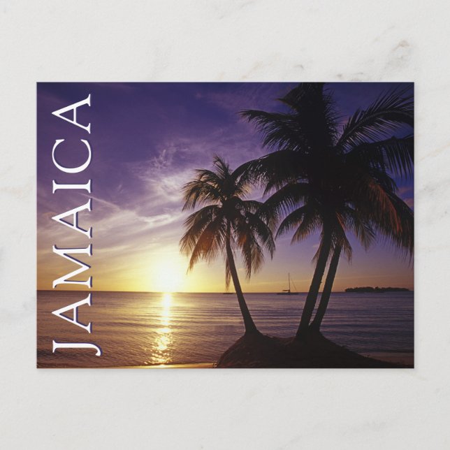 Betar vid Negril Jamaica Vykort (Framsida)