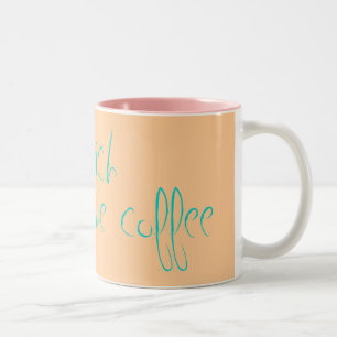 Betch får mig något kaffe Två-Tonad mugg