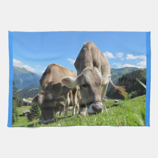 Bete Cow Towel Kökshandduk (Horisontell)