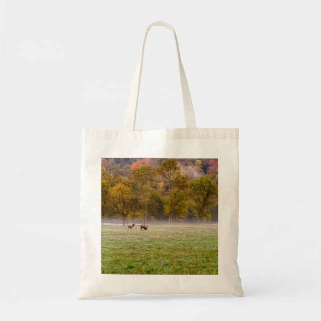 Bete Elk Tote Bag Tygkasse (Framsidan)
