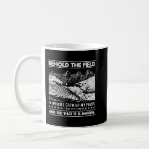 Bete Fält där jag odlar min jordbrukare Fält R Kaffemugg
