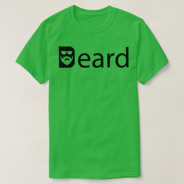 Bete med skägg 1 t shirt (Design framsida)