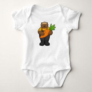 Bete som jordbrukare med morot t shirt