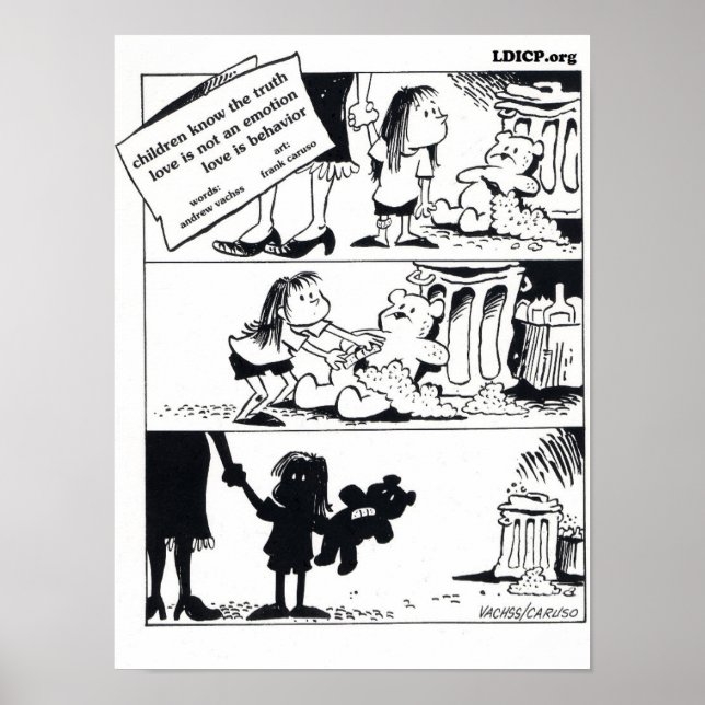 Beteende är Poster för sanning 12 x 16 (Framsidan)