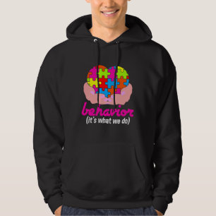 Beteende det som vi gör autismmedvetenhet om hoodie