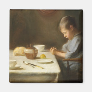 Beteende Grace (Boy Praying vid Bord) Magnet