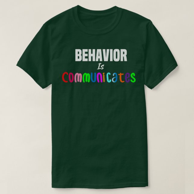 Beteende kommunikation Neurodiversity är vackert T Shirt (Design framsida)