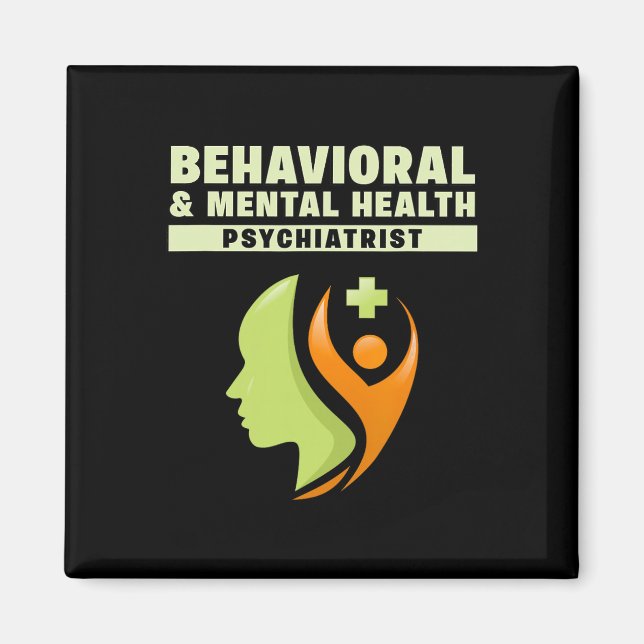 Beteende- och mental hälsa styrelsens certifierade magnet (Framsidan)