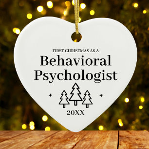 Beteende psykolog Ny julhelg Julgransprydnad Keramik