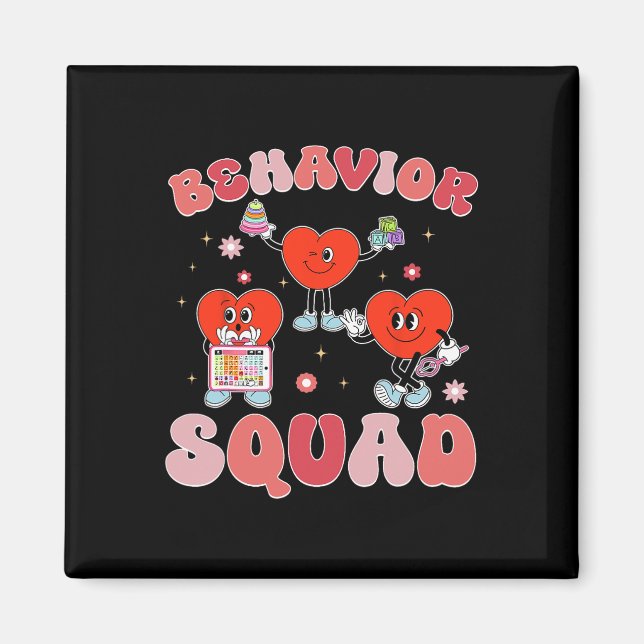 Beteende Squad Aby Terapeut Valentine Beteendearbe Magnet (Framsidan)