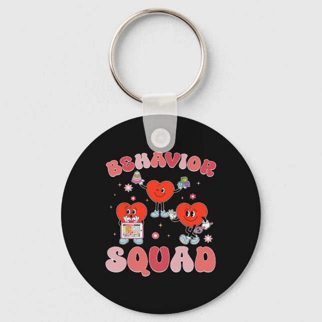 Beteende Squad Aby Therapist Valentine Behavioral Nyckelring (Framsida)