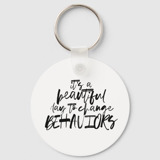 Beteendeanalys, BCBA, RBT, beteendemönster, ABA Nyckelring (Framsida)