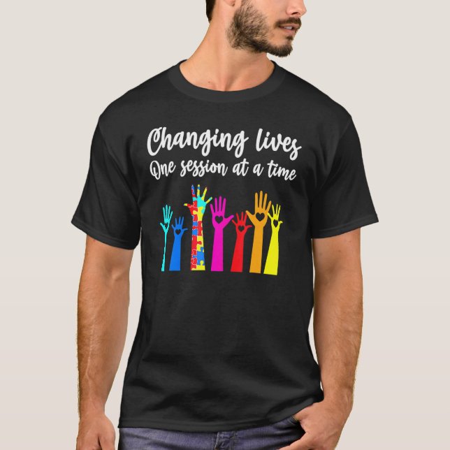 Beteendeanalys för ABA-terapeut, tekniker RBT T Shirt (Framsida)