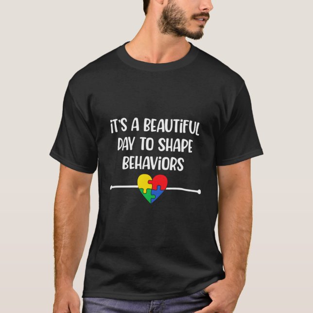 Beteendeanalysatorns Gift för ABA-terapeut T Shirt (Framsida)