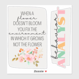 beteendeanalytiker, ABA-gåva, ABA-klistermärken, Klistermärken