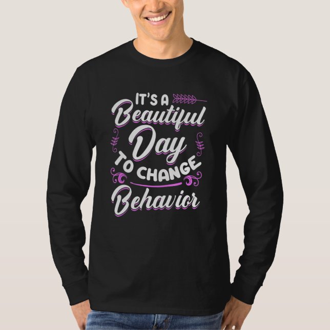Beteendeanalytiker Aba Therapy Bcba Exam Board Cer T Shirt (Framsida)