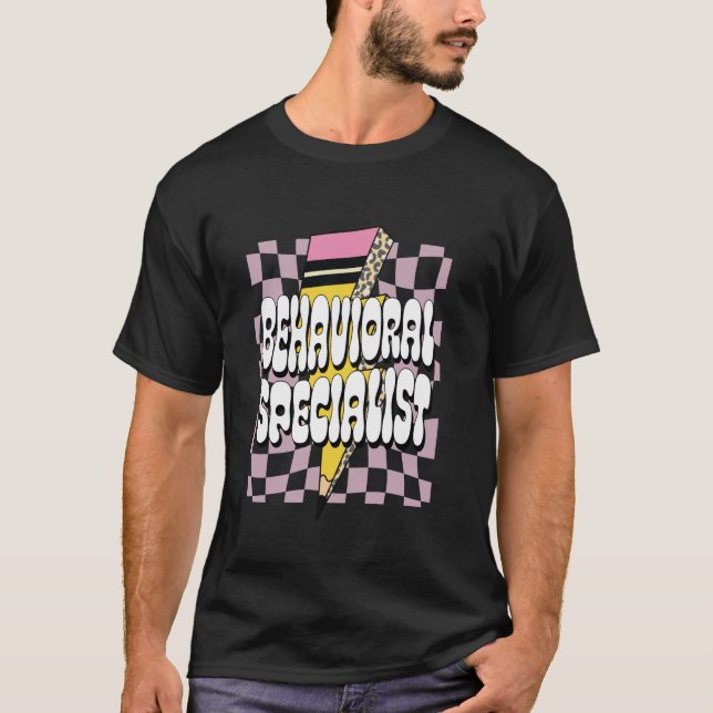Beteendehälsa Specialistisk Coach Behavior-beteend T Shirt (Framsida)